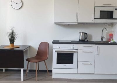 Bilde av kjøkken og spiseplass