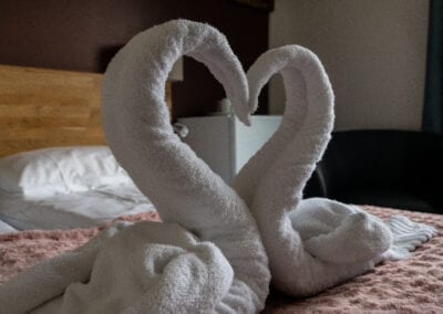 Detaljbilde fra fra hotellrom