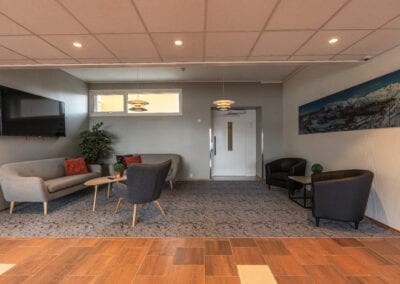 Bilde av hotell lounge område