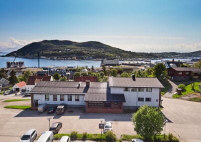 Oversiktsbilde av bygning i Harstad