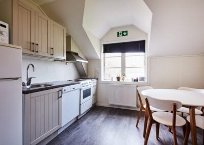 Bilde av kjøkken med spiseplass