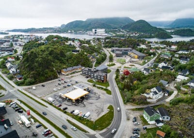 Oversiktsbilde hotell Marina i Svolvær